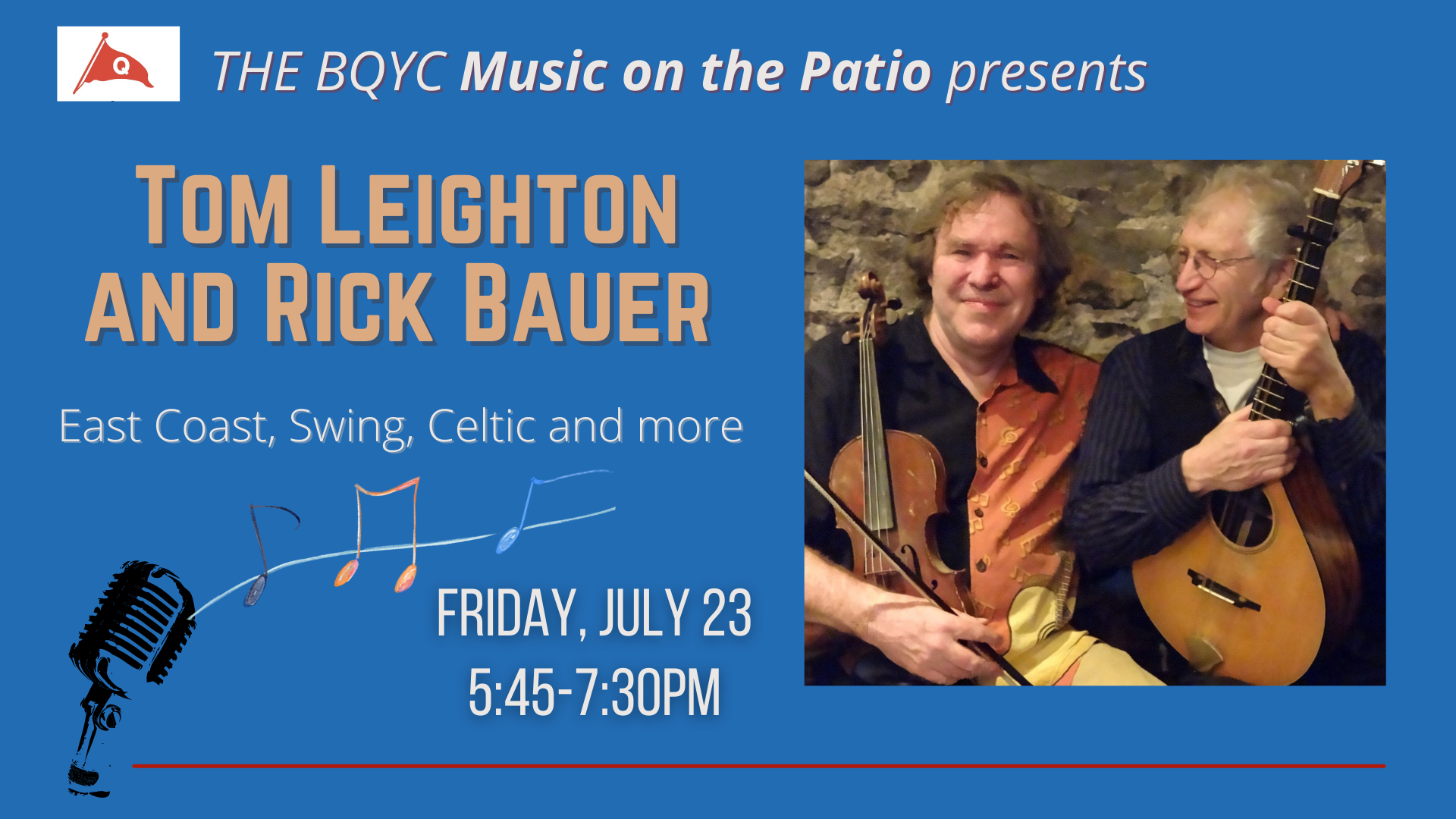 Music on the Patio - Tom Leighton and Rick Bauer 